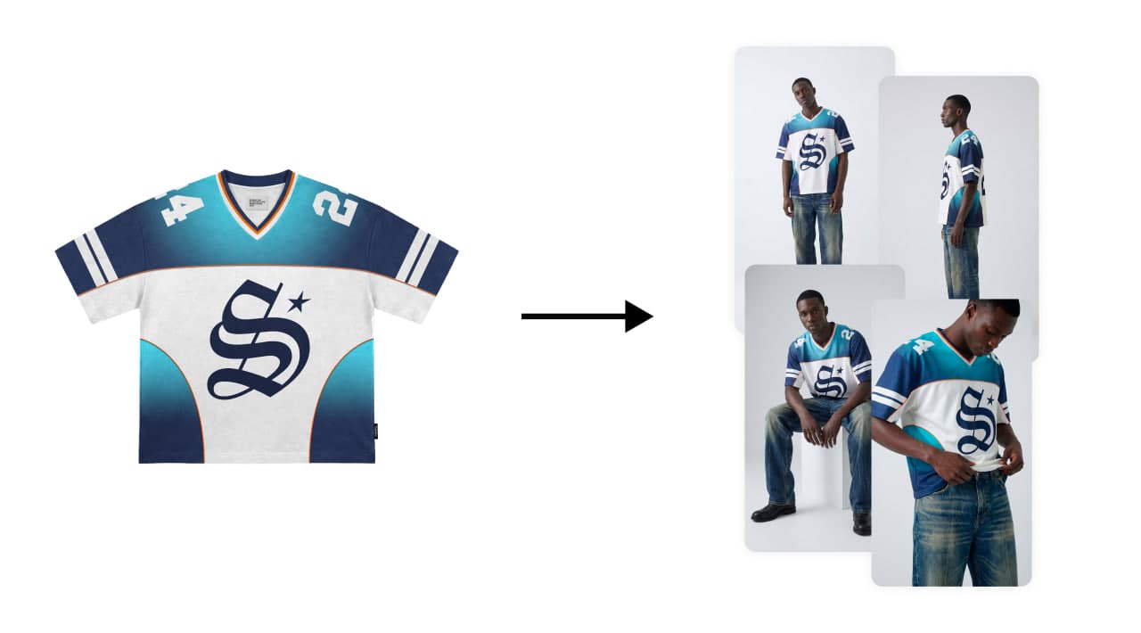 AI PHOTOSHOOT WITH YOUR OWN ITEM